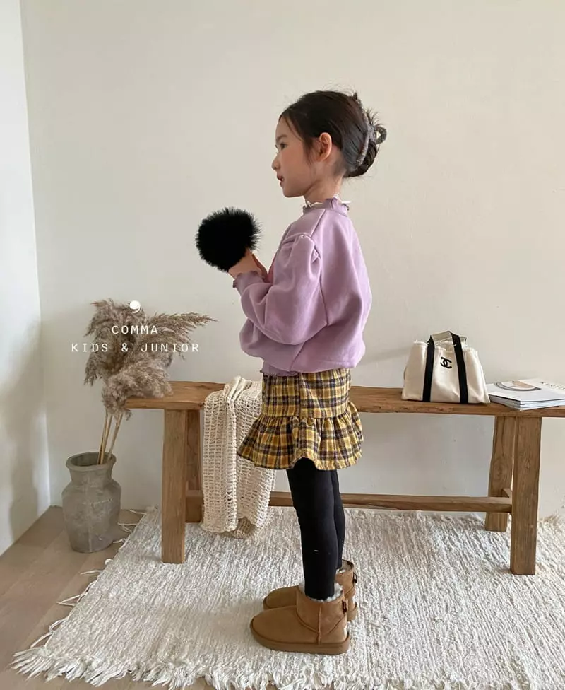 Comma - Korean Children Fashion - #Kfashion4kids - Check Skrit Leggings - 11