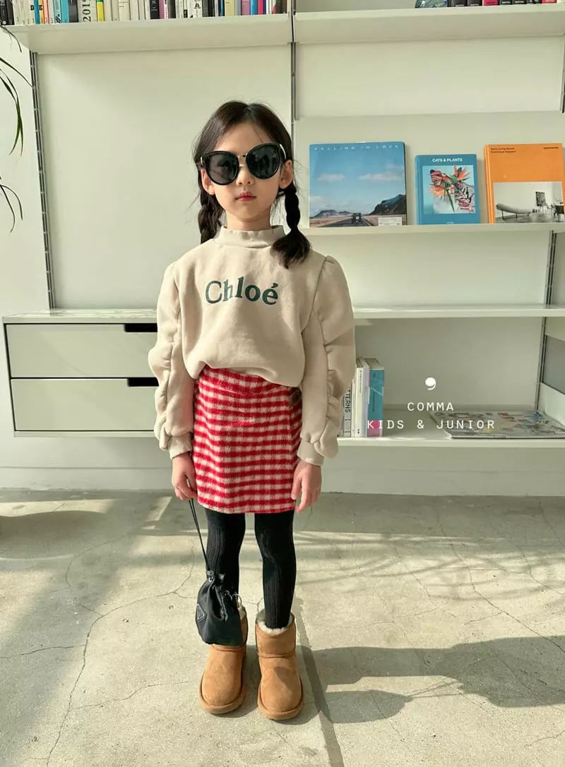 Comma - Korean Children Fashion - #Kfashion4kids - Check Wrap Shorts - 10