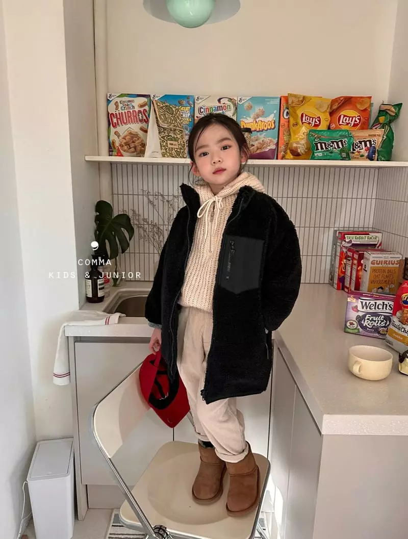 Comma - Korean Children Fashion - #Kfashion4kids - Rib Bonding Pants - 6