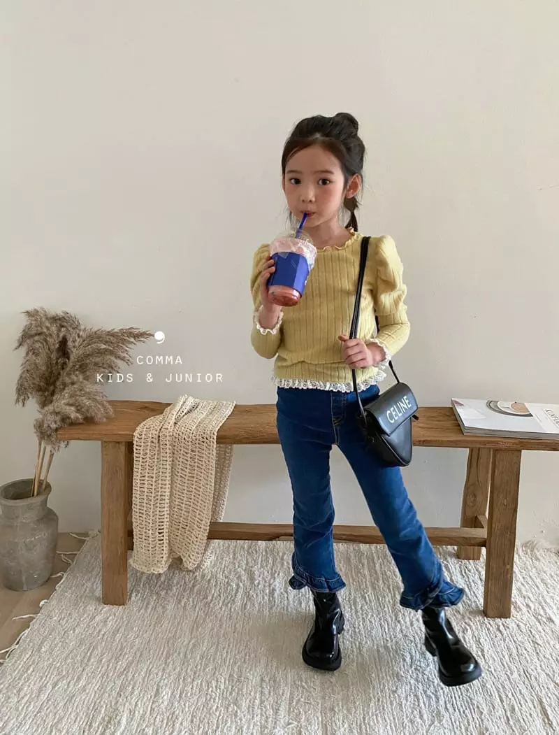 Comma - Korean Children Fashion - #Kfashion4kids - Le Gol Puff Tee - 3