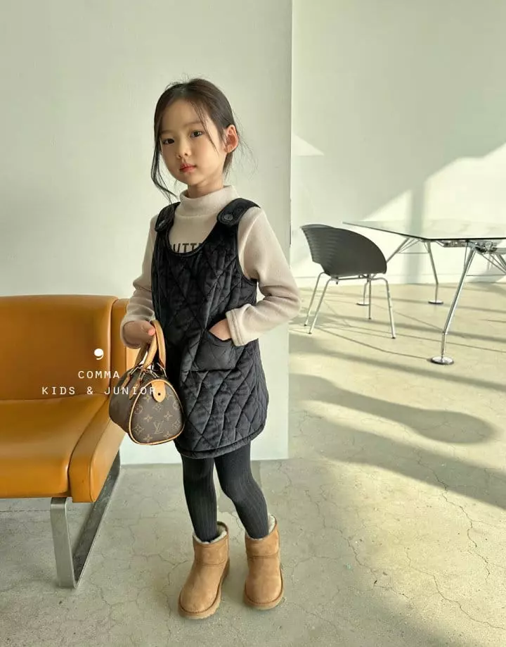 Comma - Korean Children Fashion - #childofig - Butter Half Turtleneck Tee - 11