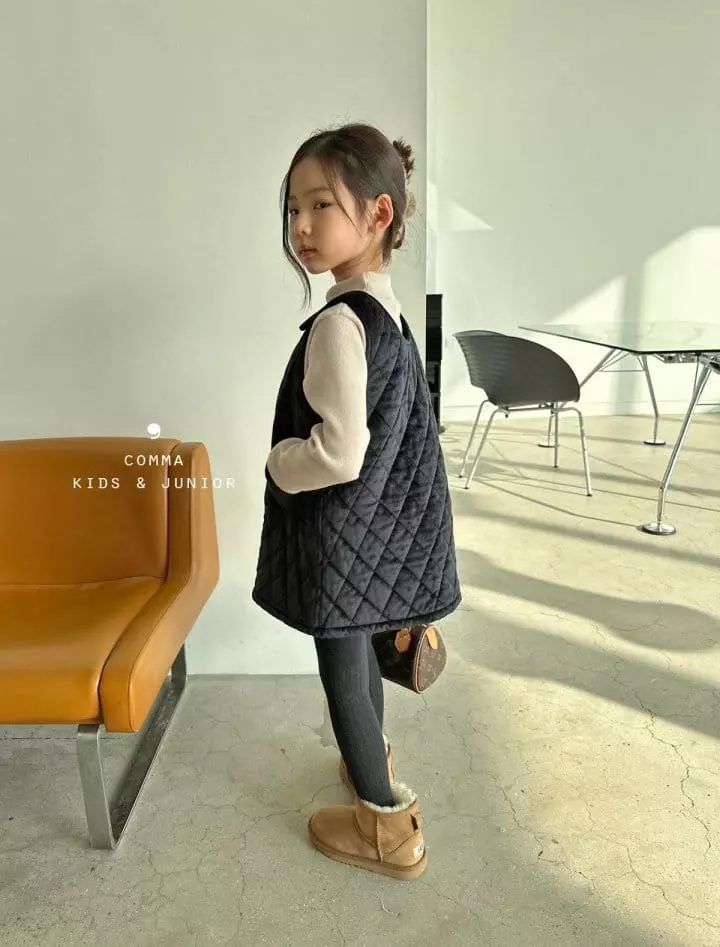 Comma - Korean Children Fashion - #childofig - Butter Half Turtleneck Tee - 12