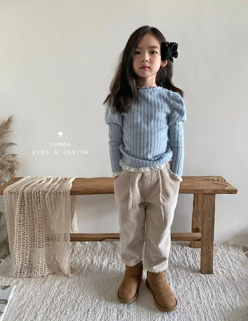 Comma - Korean Children Fashion - #childofig - Le Gol Puff Tee - 11