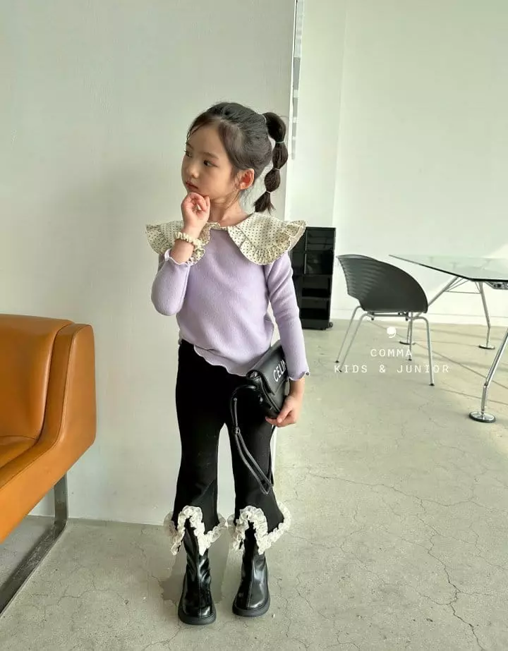 Comma - Korean Children Fashion - #childrensboutique - Love Slit Pants - 5