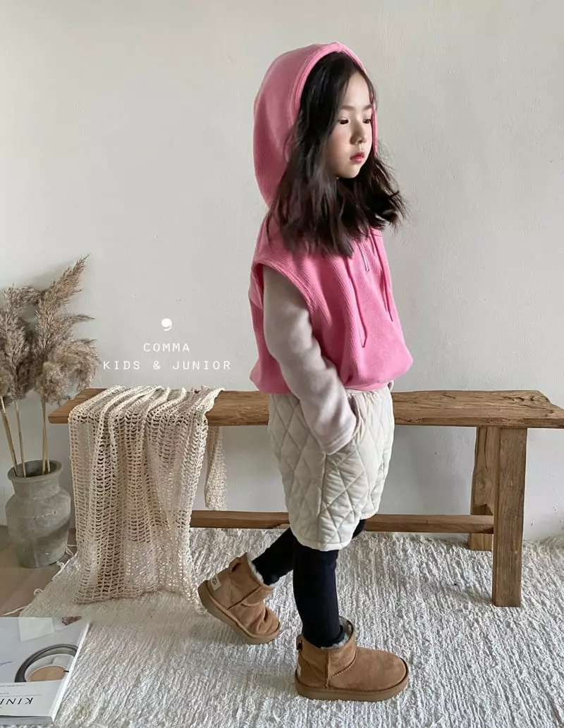 Comma - Korean Children Fashion - #childrensboutique - Padding Short Leggings - 6