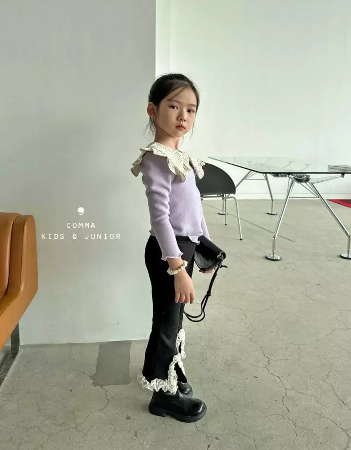 Comma - Korean Children Fashion - #designkidswear - Love Slit Pants - 6