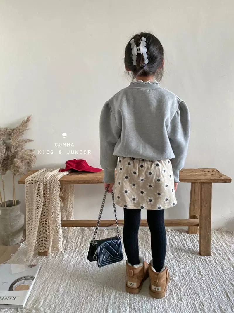 Comma - Korean Children Fashion - #designkidswear - Flower Skirt - 3
