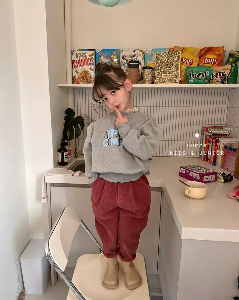 Comma - Korean Children Fashion - #designkidswear - Apear Sweatshirt - 5