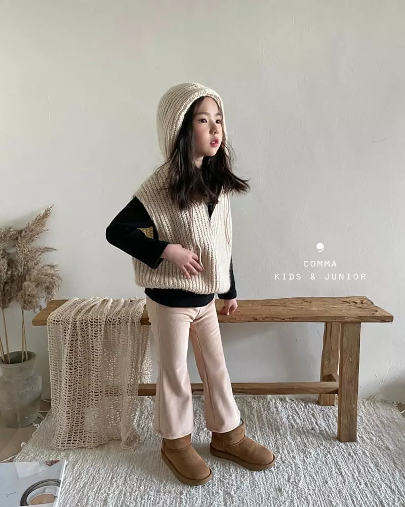 Comma - Korean Children Fashion - #designkidswear - Fleece Rib Pants - 12