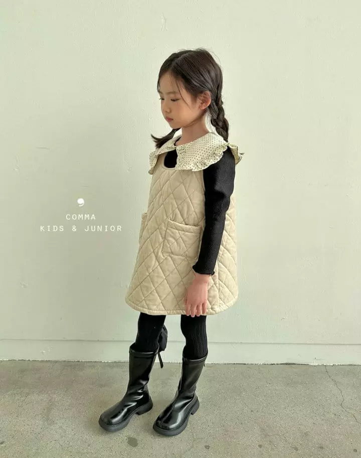 Comma - Korean Children Fashion - #discoveringself - Velvet One-piece - 10