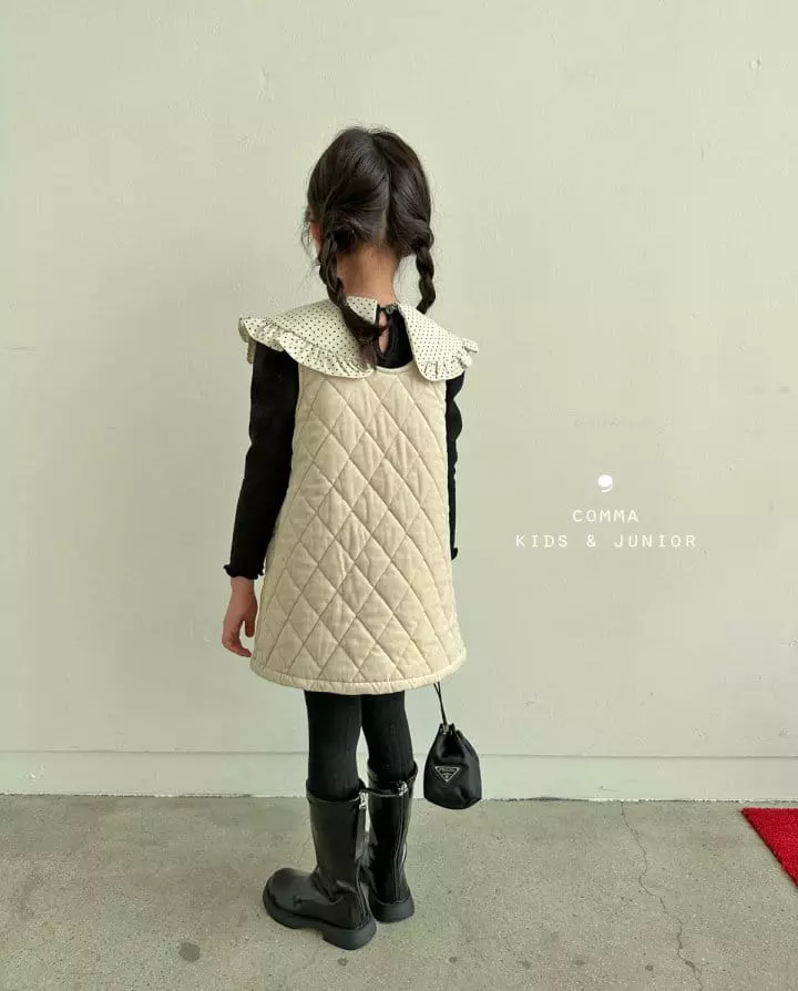 Comma - Korean Children Fashion - #fashionkids - Velvet One-piece - 11