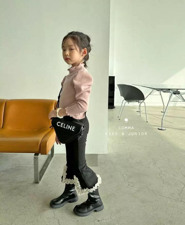 Comma - Korean Children Fashion - #fashionkids - Love Slit Pants - 8