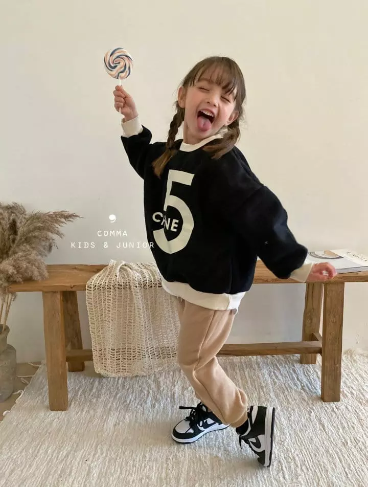 Comma - Korean Children Fashion - #discoveringself - Five Sweatshirt - 4