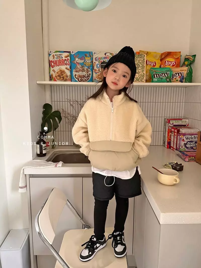 Comma - Korean Children Fashion - #fashionkids - Padding Short Leggings - 9