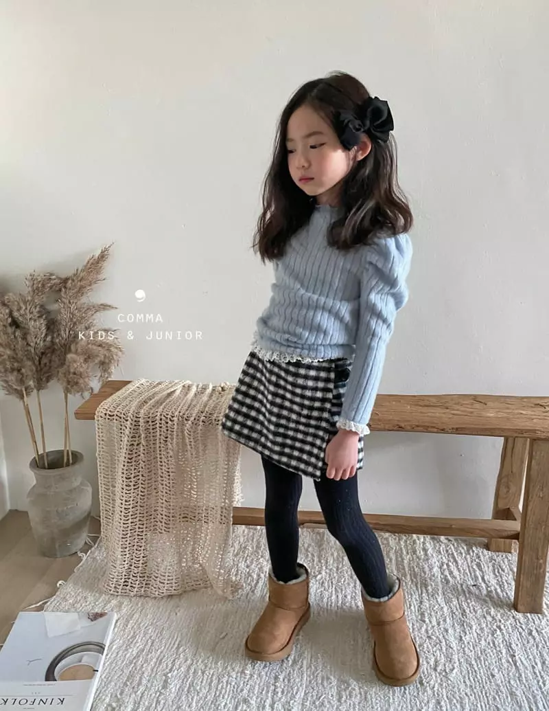 Comma - Korean Children Fashion - #fashionkids - Check Wrap Shorts - 6
