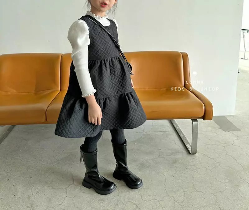 Comma - Korean Children Fashion - #fashionkids - Embo One-piece - 3