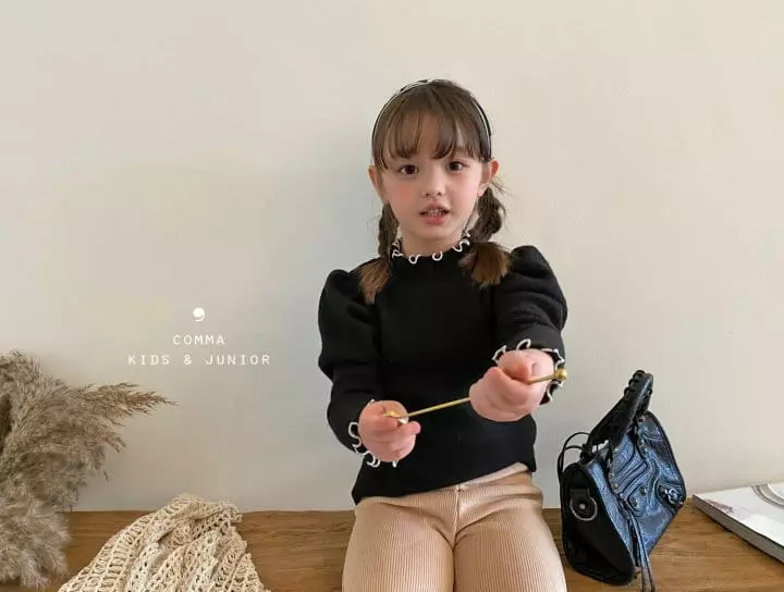 Comma - Korean Children Fashion - #kidsshorts - Winter Puff Tee - 2