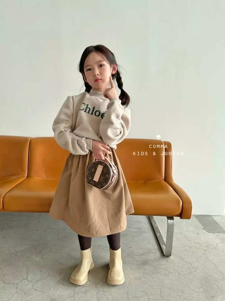 Comma - Korean Children Fashion - #kidsstore - Shirring Paint Sweatshirt - 5