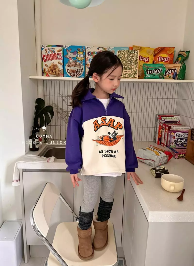 Comma - Korean Children Fashion - #kidsstore - Zip-up Color Sweatshirt - 11
