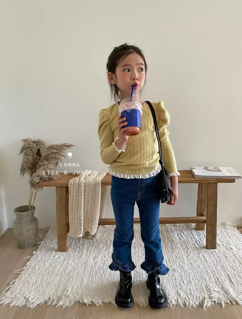 Comma - Korean Children Fashion - #kidsstore - Le Gol Puff Tee