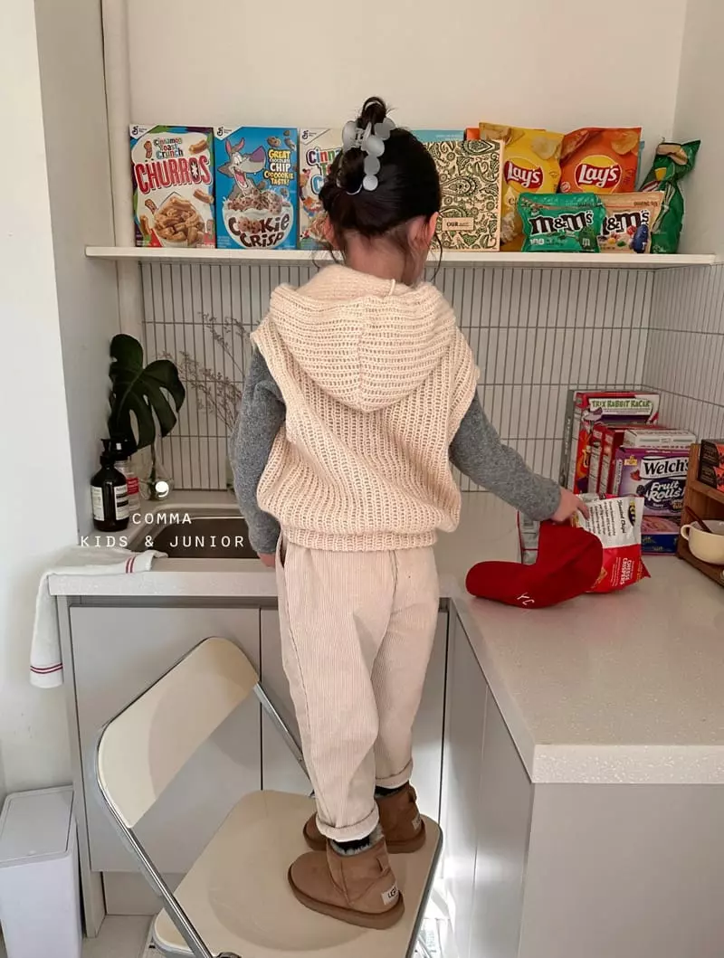 Comma - Korean Children Fashion - #kidzfashiontrend - Rib Bonding Pants - 5