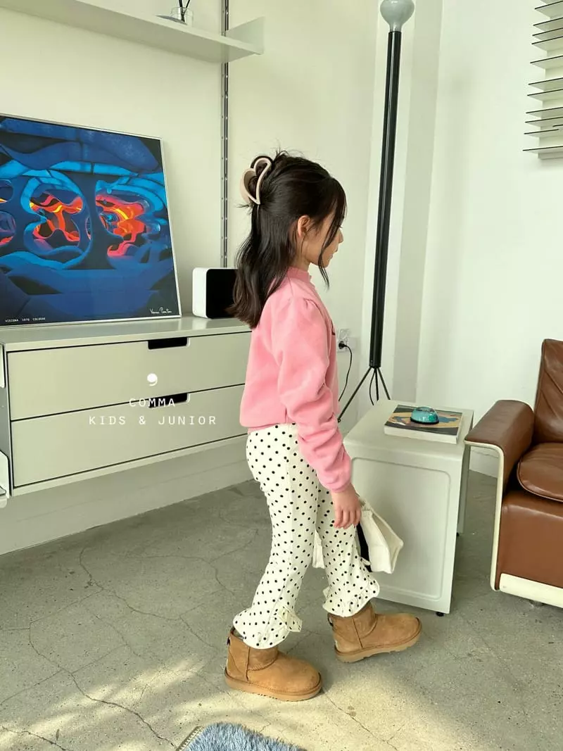 Comma - Korean Children Fashion - #kidzfashiontrend - Dot Shirring Pants - 3