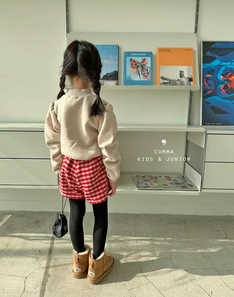 Comma - Korean Children Fashion - #littlefashionista - Check Wrap Shorts - 11
