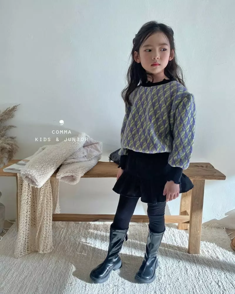 Comma - Korean Children Fashion - #littlefashionista - Pra Fleece Tee - 9