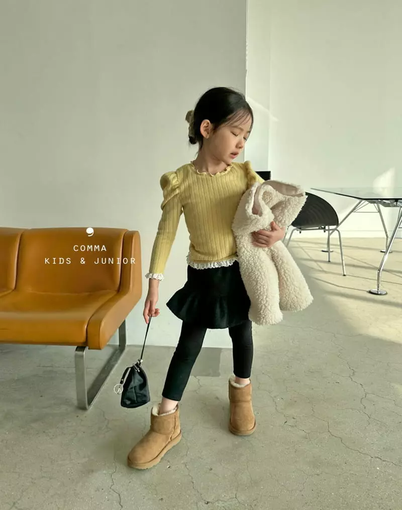 Comma - Korean Children Fashion - #Kfashion4kids - Le Gol Puff Tee - 4