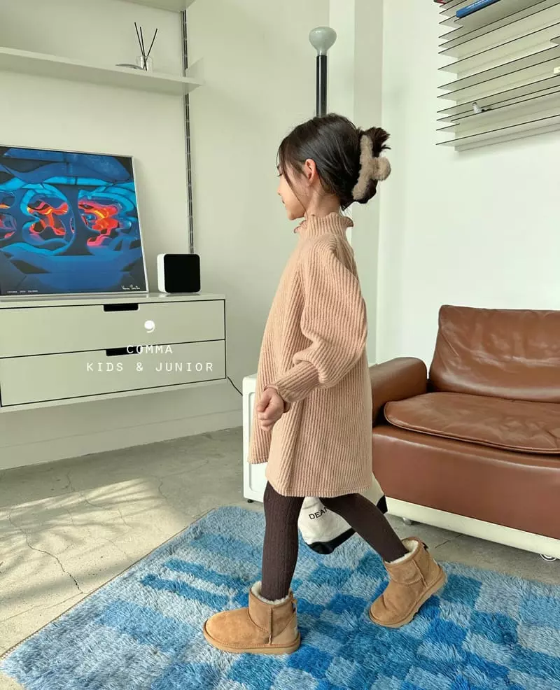 Comma - Korean Children Fashion - #magicofchildhood - Knit One-piece - 8