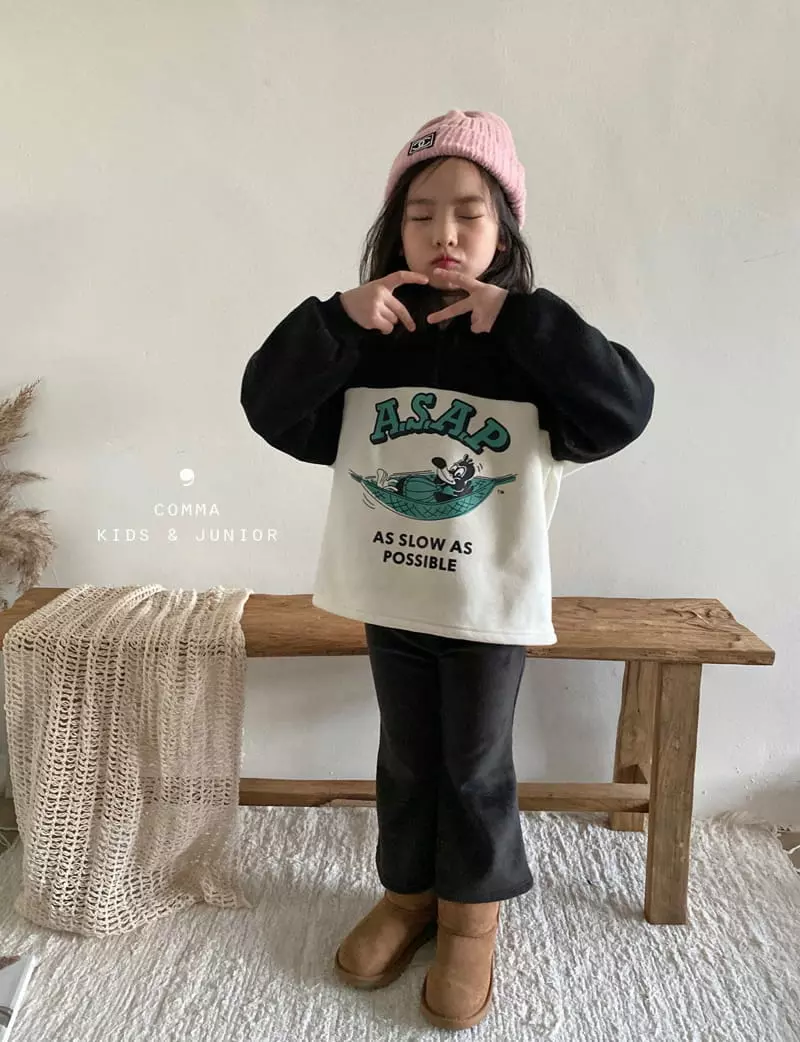 Comma - Korean Children Fashion - #magicofchildhood - Zip-up Color Sweatshirt