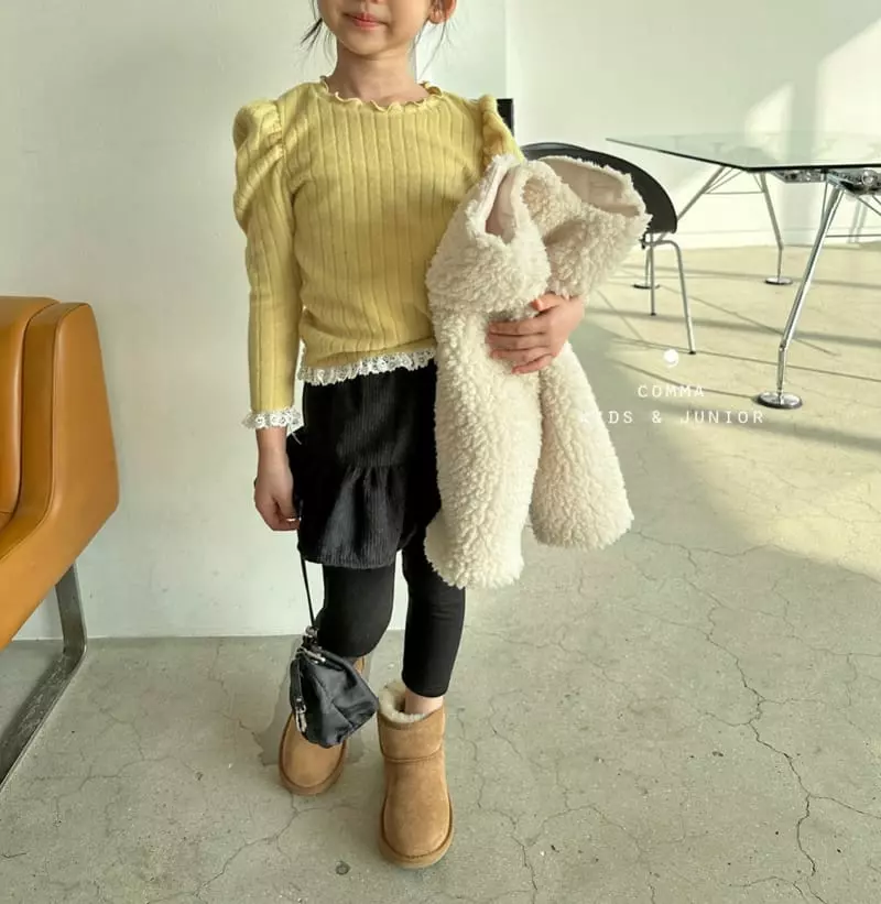 Comma - Korean Children Fashion - #magicofchildhood - Le Gol Puff Tee - 5