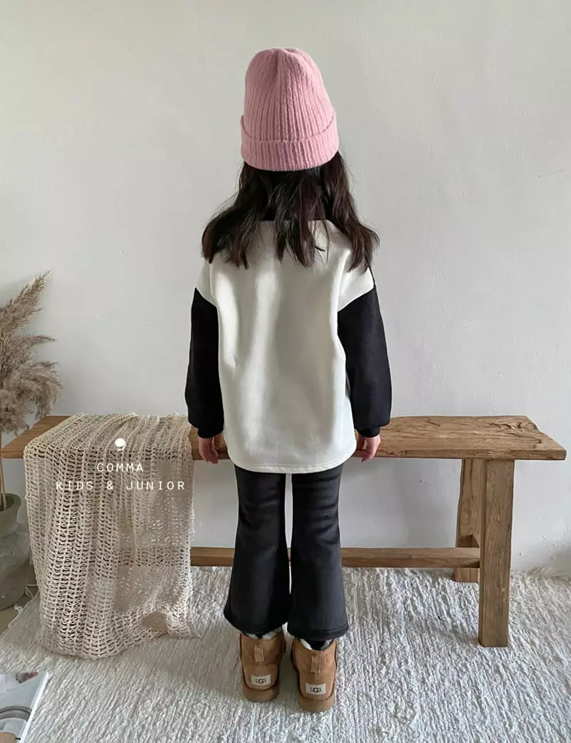Comma - Korean Children Fashion - #littlefashionista - Fleece Rib Pants - 4