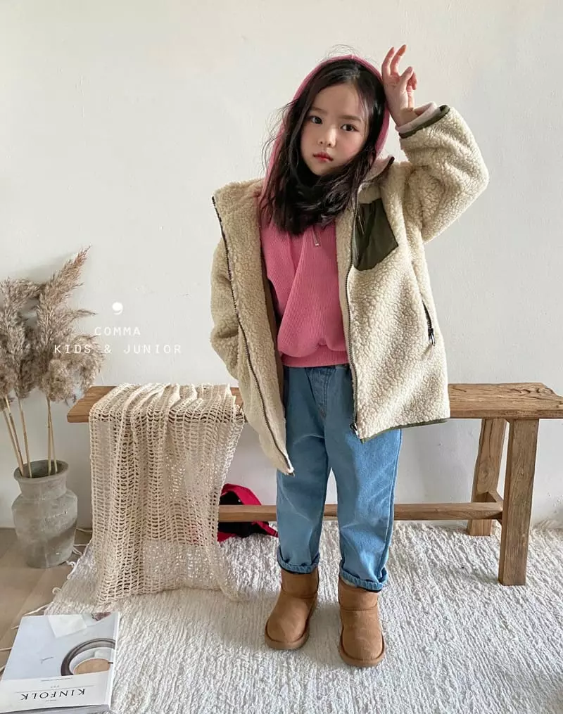 Comma - Korean Children Fashion - #minifashionista - Pocket Jumper