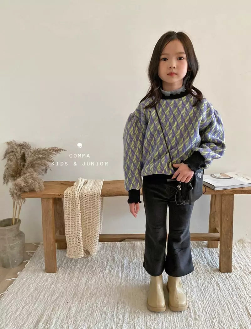Comma - Korean Children Fashion - #minifashionista - Pra Fleece Tee - 11