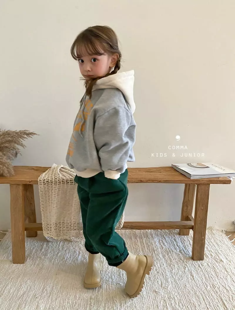 Comma - Korean Children Fashion - #minifashionista - Rib Bonding Pants - 9