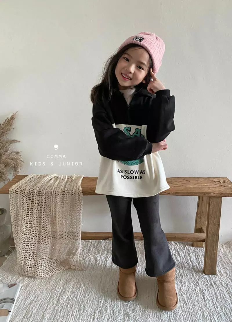 Comma - Korean Children Fashion - #prettylittlegirls - Zip-up Color Sweatshirt - 3