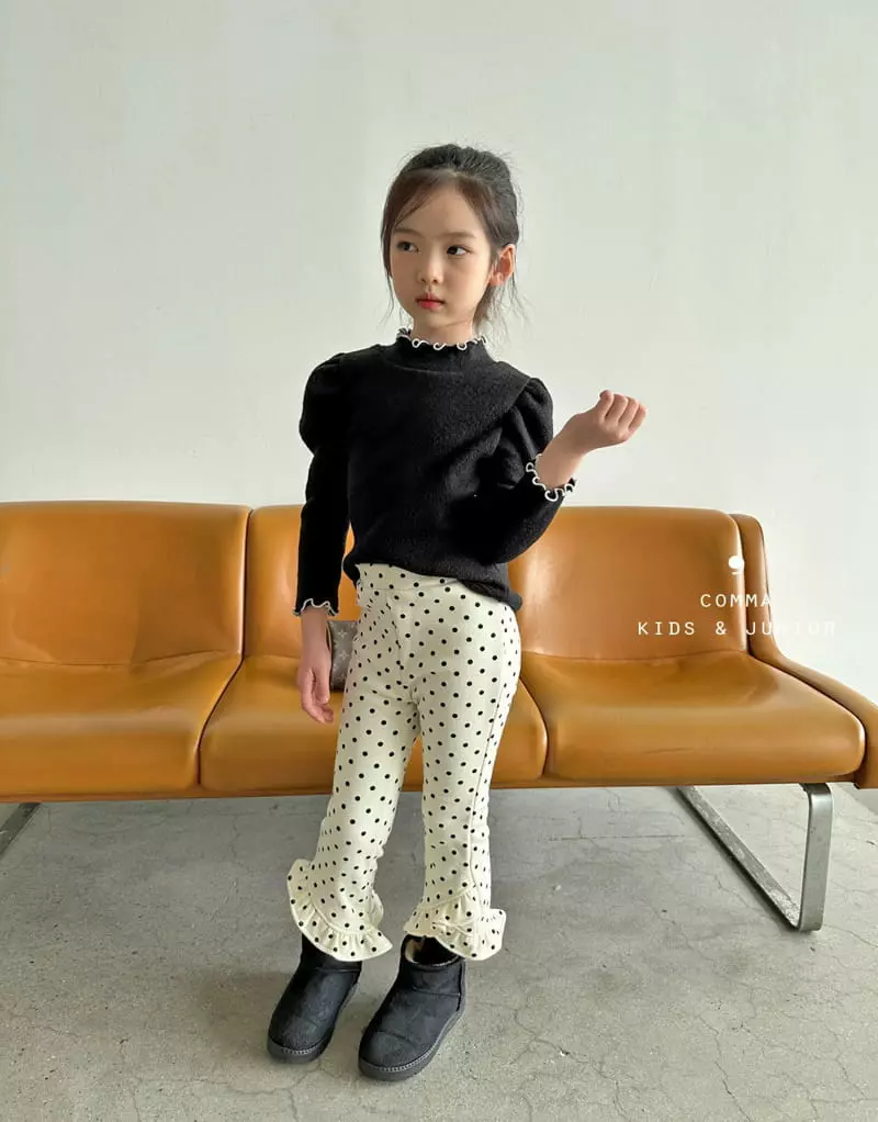 Comma - Korean Children Fashion - #prettylittlegirls - Dot Shirring Pants - 8