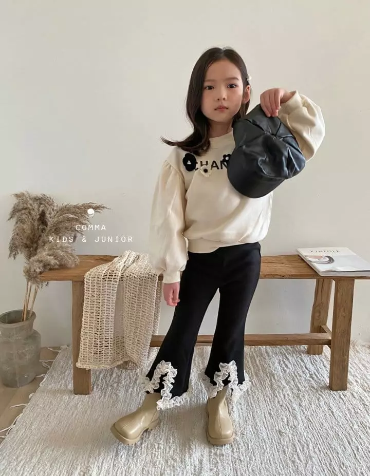 Comma - Korean Children Fashion - #stylishchildhood - Love Slit Pants - 3