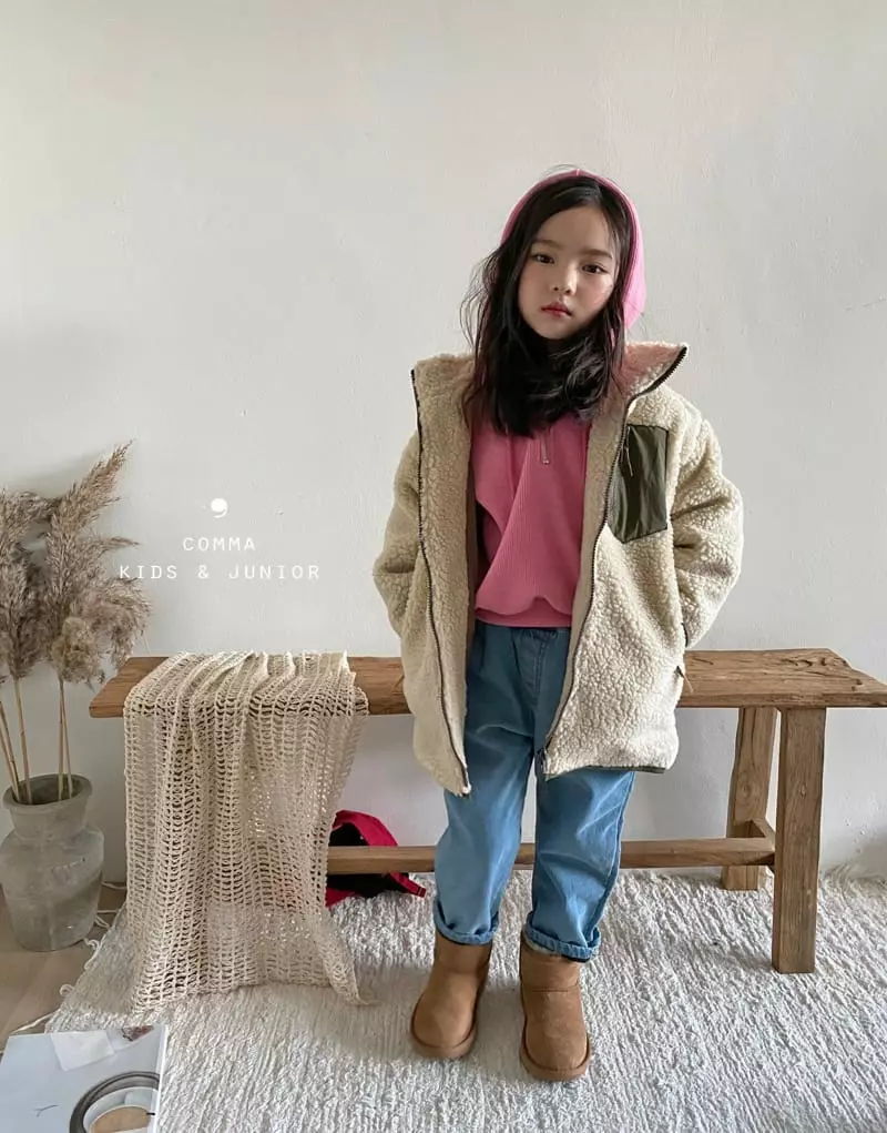 Comma - Korean Children Fashion - #stylishchildhood - Pocket Jumper - 5