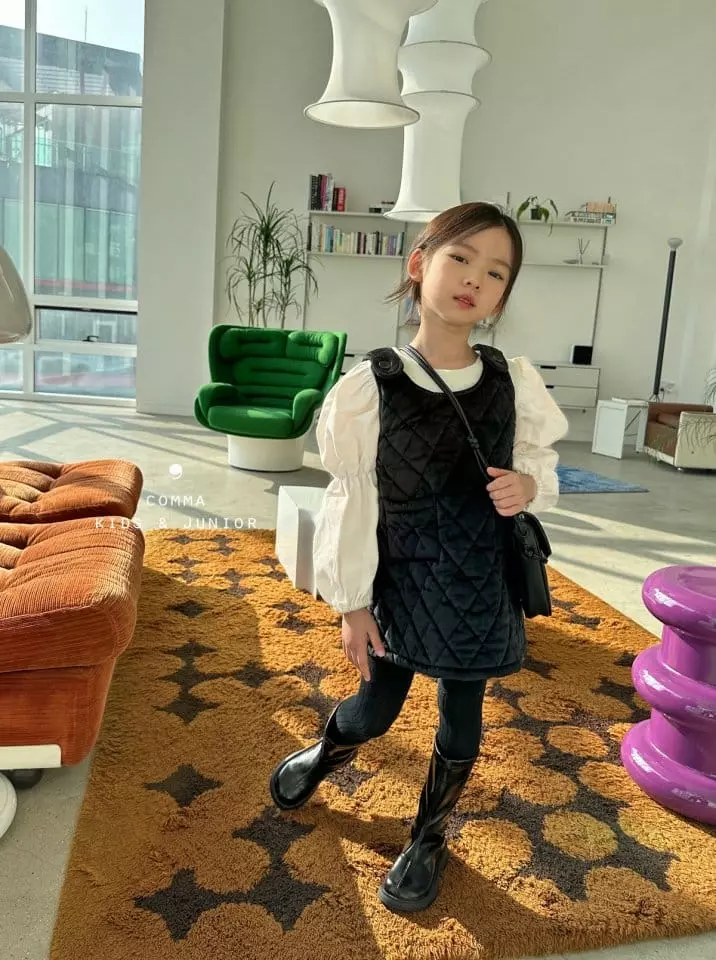 Comma - Korean Children Fashion - #prettylittlegirls - Velvet One-piece - 4