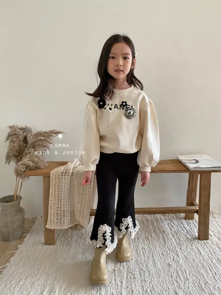 Comma - Korean Children Fashion - #todddlerfashion - Love Slit Pants