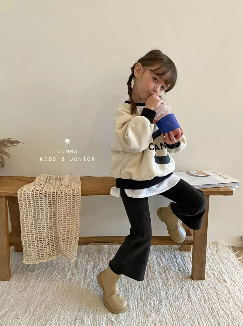 Comma - Korean Children Fashion - #todddlerfashion - Fleece Rib Pants - 7