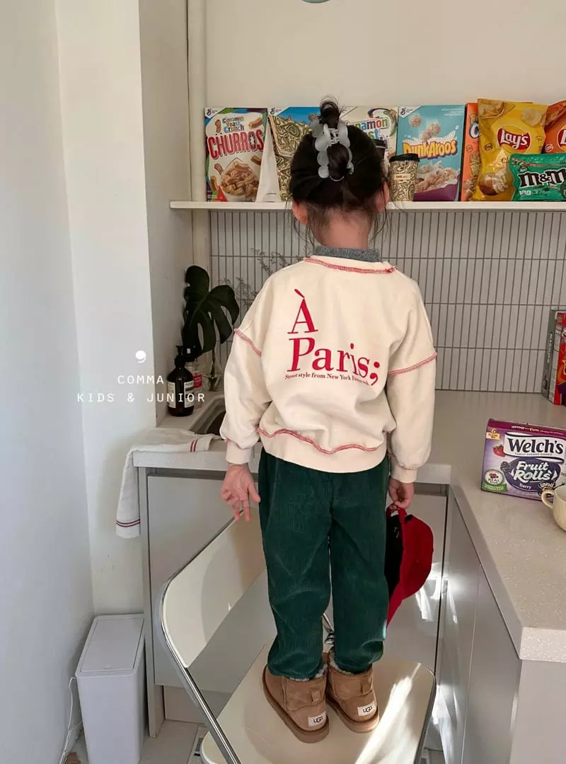 Comma - Korean Children Fashion - #toddlerclothing - Rib Bonding Pants - 12