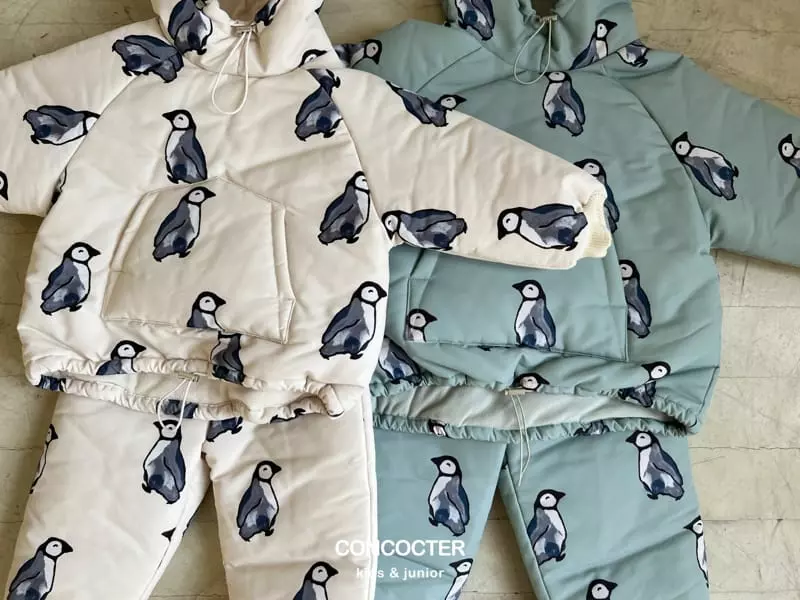 Concocter - Korean Baby Fashion - #babyboutiqueclothing - Penguin Skii Padding Bodysuit - 6