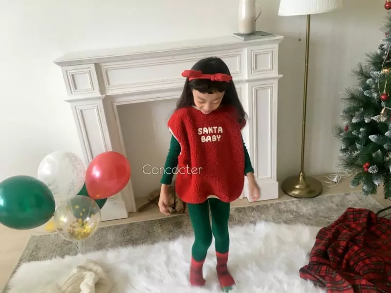 Concocter - Korean Children Fashion - #childofig - Santa Dumble Vest - 10