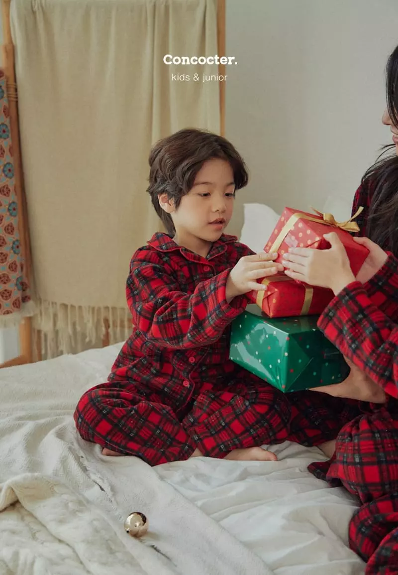 Concocter - Korean Children Fashion - #designkidswear - Merry Check Easywear - 6