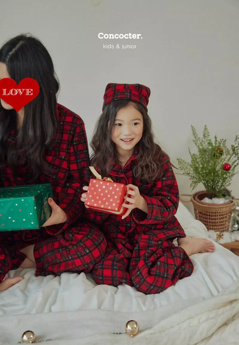 Concocter - Korean Children Fashion - #discoveringself - Merry Check Easywear - 7