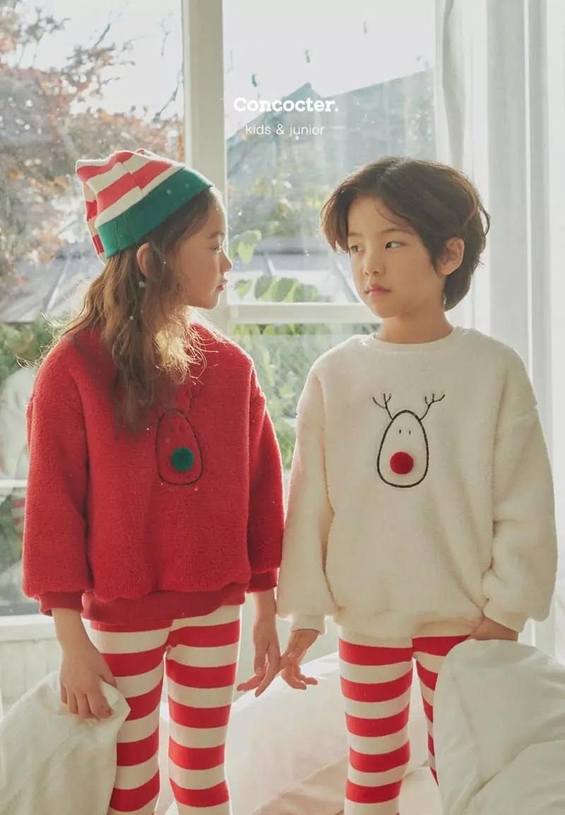 Concocter - Korean Children Fashion - #minifashionista - Rudolf Sweatshirt - 4