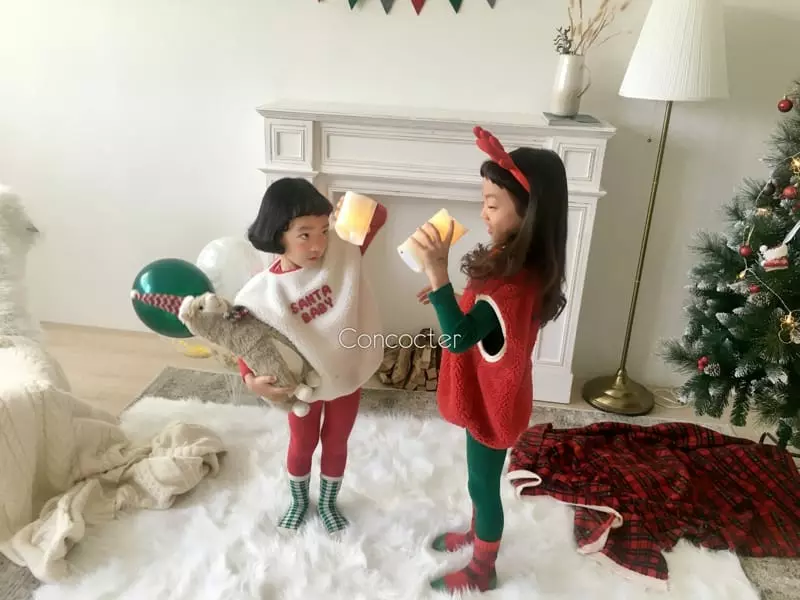 Concocter - Korean Children Fashion - #todddlerfashion - Santa Dumble Vest - 7